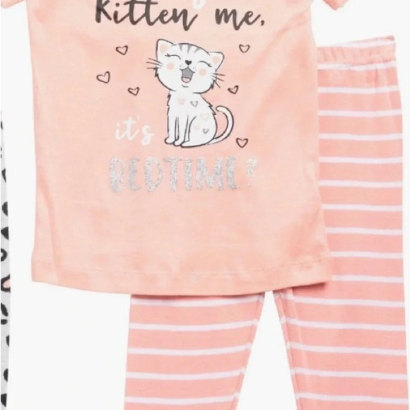 Koola Baby pajamas 4 piece set with short and long sleeve and pant elastic waist - Picture 5 of 16